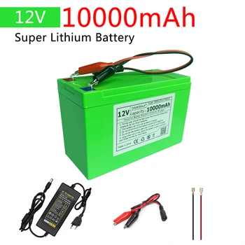 12v Akumuliatorius 18650 Baterija įkraunama ličio jonų baterija saulės baterijų Elektrinės žaislas automobilis baterijos Laikymo baterija su BMS