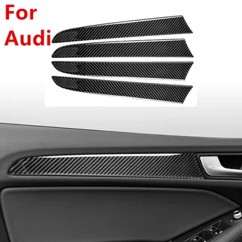 Audi Q5 2010-2018 M. Vidaus Duris Skydas Apdailos Juostelės Anglies Pluošto Apdaila Lipdukas Audi Interjero Pakeitimo
